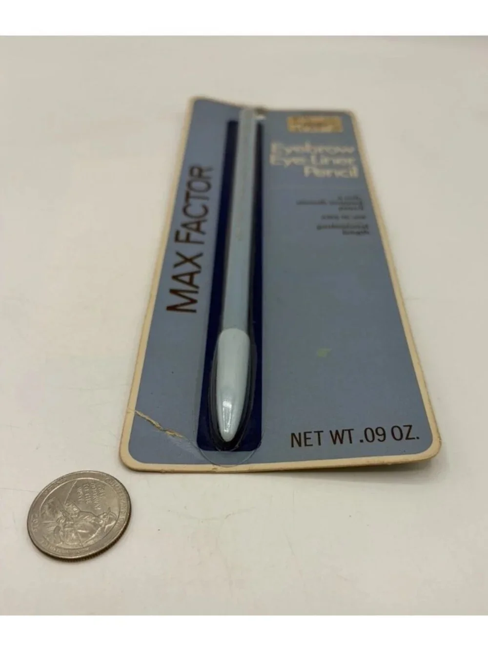 Vintage Max Factor Eyebrow Eyeliner Muted Auburn .09 Oz NIP HTF Prop Collectible